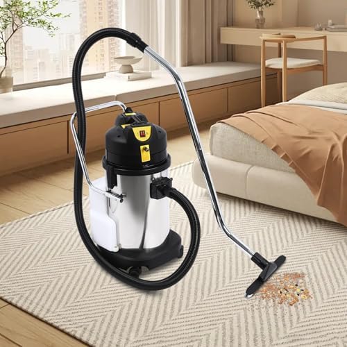 Commercial Carpet Cleaning Machine, 1034W 110V 53Gal Multi-Purpose Wet Dry Vacuum Cleaner Portable Carpet Cleaning Machine for Carpet and Hard Floor Cleaning - Image 2