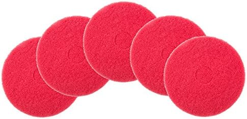 Mercer Industries 45017R - 17" Red Floor Maintenance Pads (5 pack) - Image 2