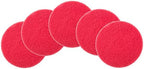 Mercer Industries 45017R - 17" Red Floor Maintenance Pads (5 pack) - Image 2