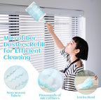 Mimorou 200 Pcs Disposable Dusters Refills Bulk for Cleaning(Bright Colors) - Image 4