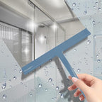 Shower Glass Cleaner Squeegee, 9 Inch Width Silicone Bathroom Squeegee for Shower, Glass, Car Window, Mirror - Green - Image 5