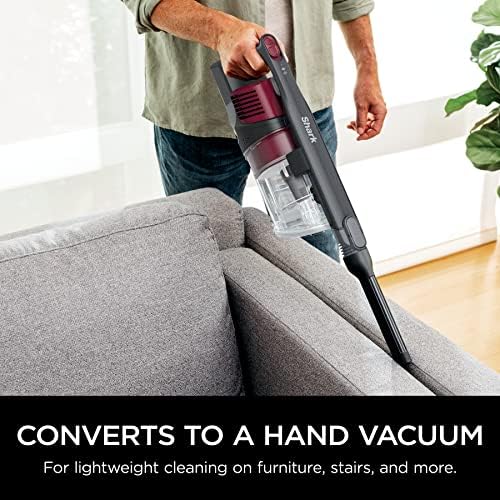 Shark Pet Plus Cordless Stick Vacuum, Raspberry, IZ163H - Image 6