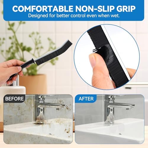 10-Pack Crevice Cleaning Brush Set for Tight Spaces - Image 3