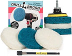 Bath - Bath Mat - Bathroom Sink - Shower Cleaner - Vinyl Flooring by Drillbrush