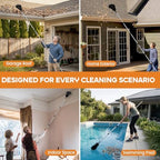 10.5FT Gutter Cleaning Tools from Ground Cobweb Duster - Image 2