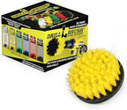 Bathtub Cleaning Supplies - Stone Bath Mat Cleaner Spin Brush for Shower by Drillbrush