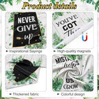 8Pcs Classroom Fluorescent Light Cover,2x4 FT Eucalyptus Leaf Inspirational - Image 3