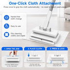 Multi-Purpose Mini Dust Mop, 39" Lightweight Small Kitchen Cleaning Tool - Image 3