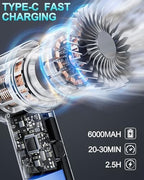 houscly Car Vacuum Cordless Mini Handhled 4-in-1 High Power Cleaner 20000Pa - Image 5
