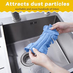 3 Pcs Reusable Duster Refills Washable Pads, White, Blue, Yellow - Image 5