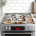 Christmas Stove Top Cover Snowman Stove Top Cover for Home Decoration Kitchen Pad Non-Stick Washable Cooktop Covers Countertop Protector Keep Stove Clean 28"x20" (Snowman) by BVBOX
