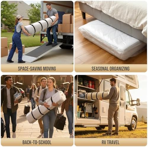 TAILI Mattress Vacuum Bag,Full/Queen Mattress Storage Bag for Memory Foam - Image 6