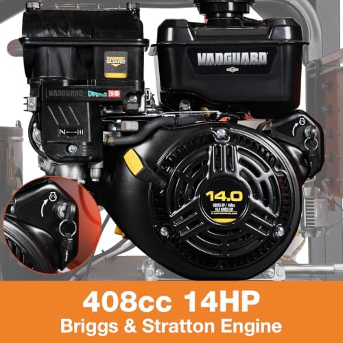BILT HARD 4000 PSI 4 GPM Hot Water Pressure Washer with B&S Vanguard E-Start Engine and AR Pump, 171 Gal Water Tank, Skid Mounted Gas Powered Washer with Hose Reel, 49-State Compliant - Image 3