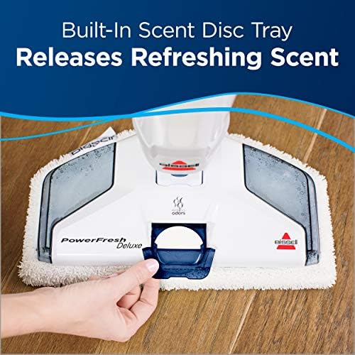 Bissell PowerFresh Deluxe 1806 Steam Mop for Tile, Hardwood & Sealed Floors w/Built‑in SpotBoost Brush, Fast 30‑Second Warm‑Up, Variable Steam Levels, Fresh Scent Discs Compatible - Image 5