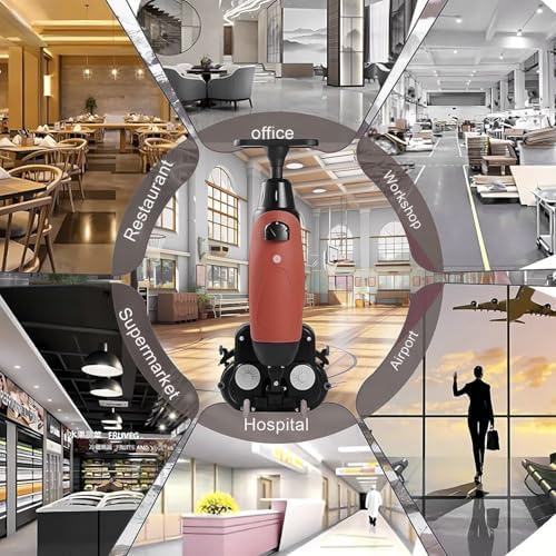 Commercial Floor Scrubber Machine, Electric Buffer Polisher, 17in - Image 6