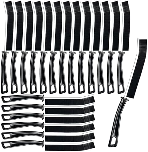 AcceLeah 20Pcs Crevice Cleaning Brushes, Hard Bristle for Dead Corners by AcceLeah