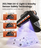 Mattress Vacuum Cleaner, 15Kpa Bed Vacuum Cleaner with UV-C Light Technology & Thermal Care, HEPA Filter & Ultrasonic, Versatile Handheld Vacuums Machine Deep Cleaner for Bed, Couch, Sofa, Crib - Image 3