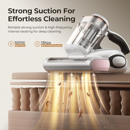 JIGOO J300 Bed Vacuum Cleaner, Dust Sensor, Pet Hair, UV and Heat, Corded - Image 2