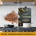 Christmas Stove Top Cover Snowman Stove Top Cover for Home Decoration Kitchen Pad Non-Stick Washable Cooktop Covers Countertop Protector Keep Stove Clean 28"x20" (Ball) - Image 5