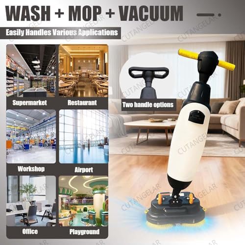 Commercial Floor Scrubber Machine, Electric Buffer Polisher, Floor - Image 5