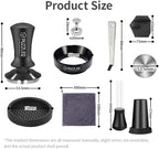 54mm Espresso Accessories Kit, Spring Loaded Calibrated Tamper,mat，WDT Tool，Dosing Funnel，Puck Screen kit，Basket Removal Tool ，Cleaning ClothSet,Fits 54mm Breville Espresso Coffee Machines (54MM) - Image 4