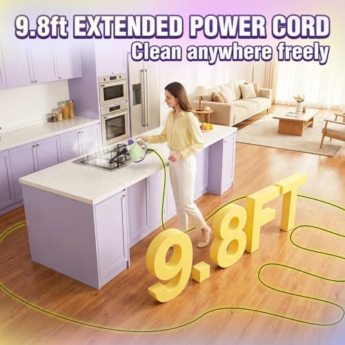 1050W Pressurized Handheld Steam Cleaner for Home, Steamer for cleaning - Image 5