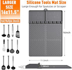 Silicone Grill Mat Compatible with Blackstone, Grey - Image 3