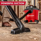 Vacmaster VJH1211PF 1101 12-Gal 5.5 Peak HP Heavy-Duty Wet/Dry Vac Red - Image 4