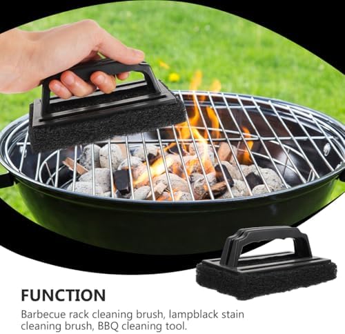 3pcs Grill Brush Scraper Heavy Duty Griddle Scrubber Scouring Pad Griddle Cleaning Brush for Charcoal Gas Grills Cast Iron Cookware Oven Grate Stovetop BBQ Cleaning - Image 5