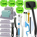 CRAFNEW Window Track Cleaner Kit, 20Pcs Small Crevice Window Cleaning Tools by CRAFNEW