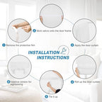 RYB HOME Short White Faux Linen Blended Window Curtains for Bedroom - Light Filtering Small Window Draperies Privacy for Kitchen Dining Home,1 Panel, 26W x 40L inches, Pure White - Image 2