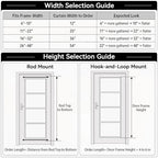 Vatge Sidelight Curtains for Front Door, 12 Inch Wide Narrow Window Curtains for Side Door, 1 Panel, W12 x L80, Pure White - Image 6