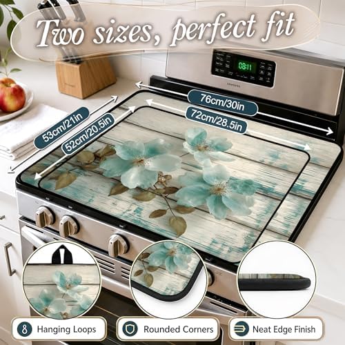 Stove Top Cover,28.5"L x 20.21"W,Heat Resistant Cooktop Protector Mat - Image 2