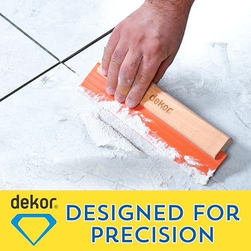 DEKOR Grout Cleaner 10" Wood Handle Tile Cleaning Tool - Image 7