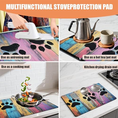 28"x20" Anti-Slip Electric Stove Top Cover - Image 3