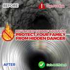 Holikme Dryer Vent Cleaner Kit - 40Ft Flexible Lint Brush for Deep Cleaning - Image 5