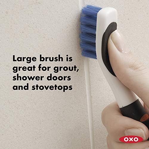 OXO Good Grips Deep Clean Brush Set, Orange, Blue - Image 3