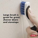 OXO Good Grips Deep Clean Brush Set, Orange, Blue - Image 3