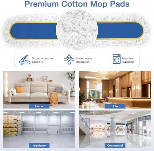 CLDREAM 48" Large Commercial Industrial Dust Mop for Floor Cleaning - Image 5