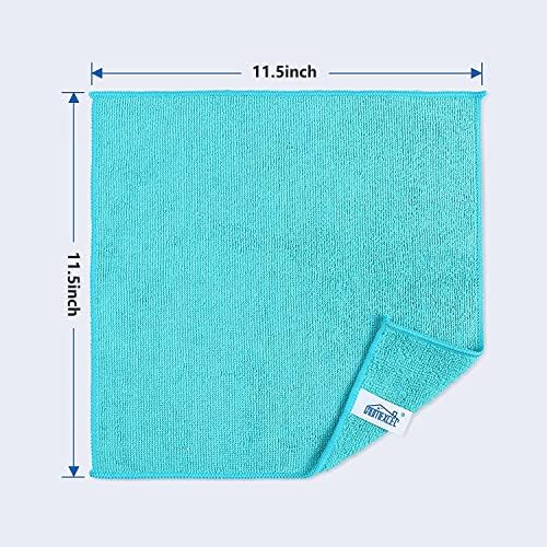 HOMEXCEL 8PK Microfiber Cleaning Cloth, Cleaning Rags for Home, 11.5x11.5in - Image 2