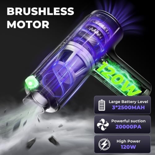 Handheld Vacuum Cordless Mini Small Portable Car Vacuum Cleaner - Image 4