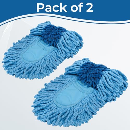 2 Pack Dust Mop Replacement Head for Floor Duster Compatible with O-Cedar Hardwood Floor 'N Baseboard Dust Mop - Image 2
