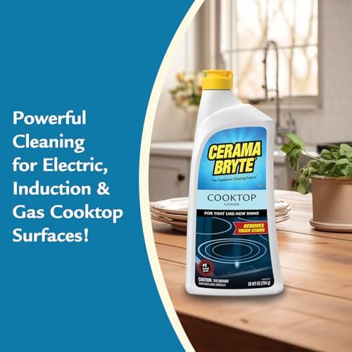 Cerama Bryte Removes Tough Stains Cooktop and Stove Top Cleaner for Glass - Ceramic Surfaces, 6-28 oz - Image 5