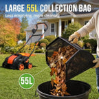 Artificial Turf Sweeper, Turf Vaccum Lawn Sweeper Yard Power Brush - Image 3