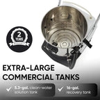 Dapper Supply Commercial 4-in-1 Wet/Dry Vacuum & Carpet Extractor, Carpet & Upholstery Cleaner, 116 PSI, 5.3 Gal. Solution Tank, 16 Gal. Recovery Tank, 2-Year Warranty - Image 6