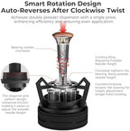 IKAPE 58MM WDT Tool, Espresso Stirrer Distribution Tool, Adjustable Needle Height, Coffee Stirrer with Dosing Funnel & Stand - Image 2