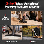 Shop-Vac 8 Gallon 4.5 Peak HP Wet/Dry Vacuum, Stainless Steel Tank, 5430114 - Image 6