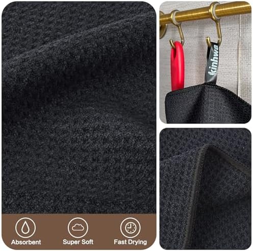 KinHwa Dish Cloths for Washing Dishes with Scrub Side, Microfiber Dish Rags - Image 3