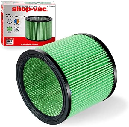 Shop-Vac 90304/90344 Cartridge HEPA Filter for 5-16 Gallon Vacuums, 1 Pack by Shop-Vac