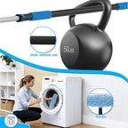 25FT Reach Window Squeegee Kit with Extension Pole, 2-in-1 Professional Washer for High Windows, 5-20FT Adjustable Reach, Rotatable Head for Indoor & Outdoor Use, Streak-Free Cleaning Tool for Home - Image 6